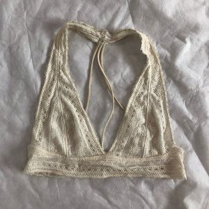 Out from Under White Lace Bralette